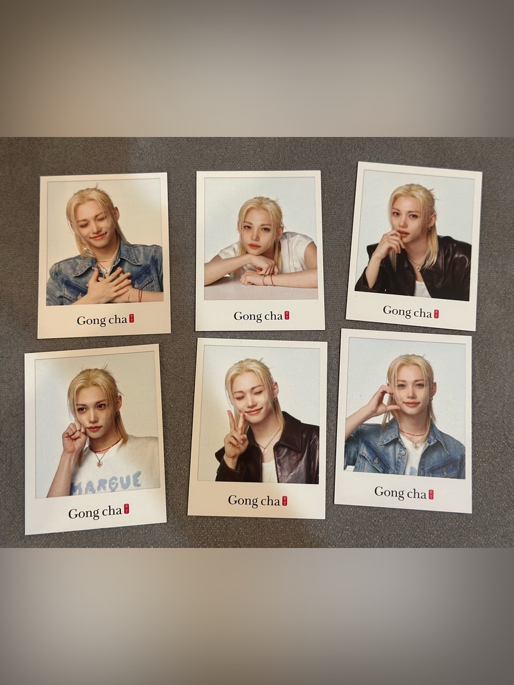 Stray kids Gong cha Photo Cards - Felix - Set of Portraits stay fans kpop Korean